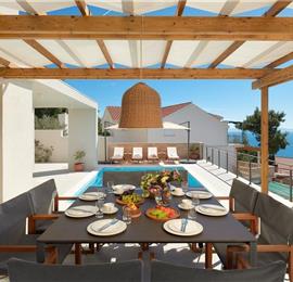 3 bedroom villa with pool and sea views Hvar island sleeps 6